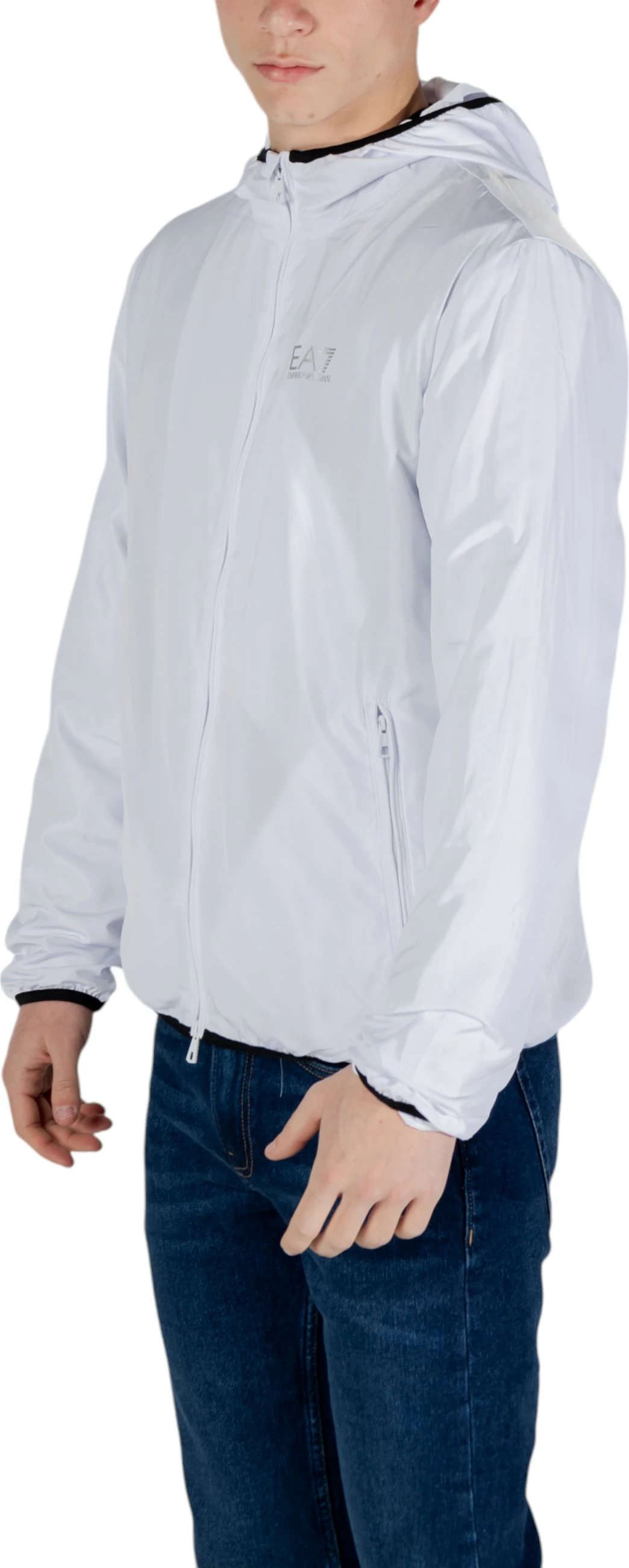 Jakne windbreaker për meshkuj EA7 8NPB22 PNGRZ, e bardhë [Madhësia: L]