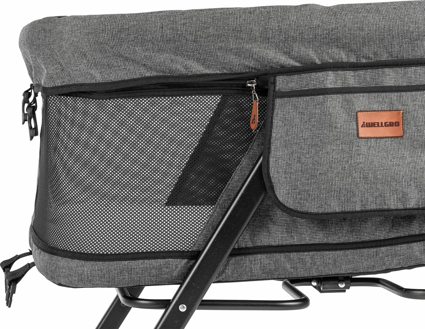 Djep palosës Evila Originals, ngjyrë gri e çelët