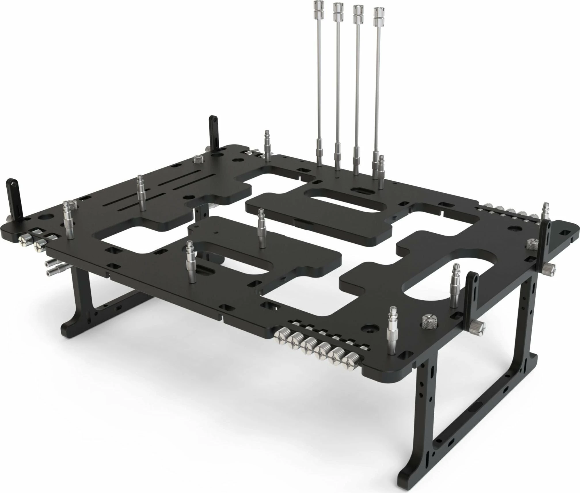 Kasë Streacom BC1 V2 Benchtable, test bench open-frame, Mini-ITX/Micro-ATX/ATX/E-ATX, montim pa vegla, e zezë