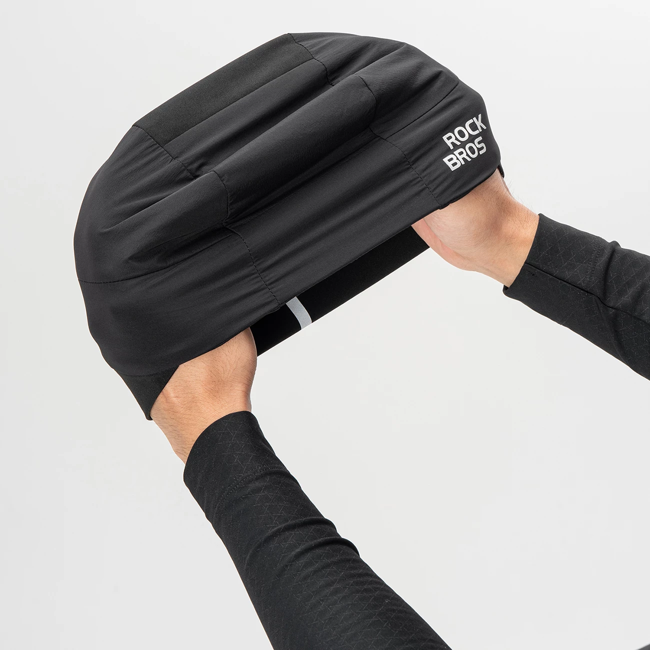 Kapelë çiklizmi dimërore Rockbros M015, e kthyeshme, 54-61 cm, e zezë