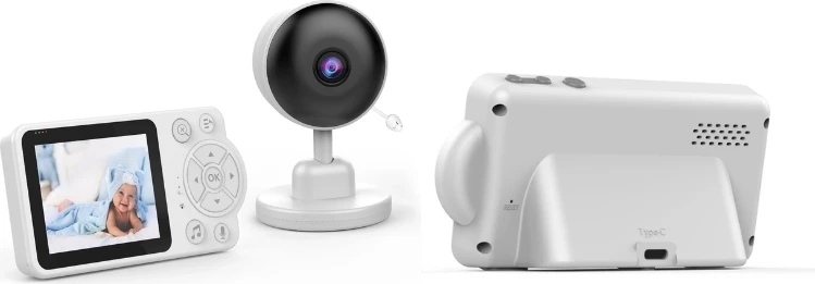 Kamerë Baby Monitor 480P me Pan/Tilt dhe Kontroll në Distancë