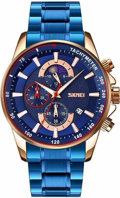 Orë dore për meshkuj Skmei, navy blue