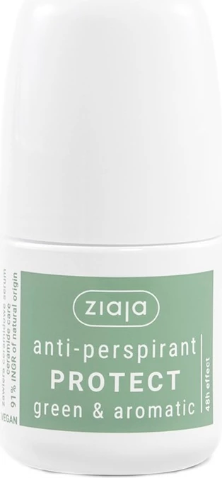 Antiperspirant roll-on për femra Ziaja Protect Green & Aromatic, 60ml