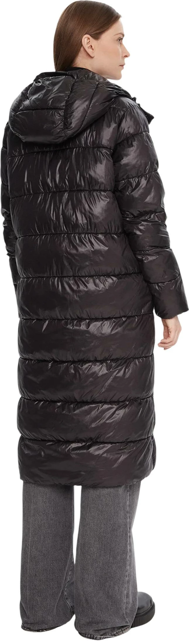 Pallto puf për femra Blauer Adelaide 26WBLDK02073, e zezë-bezhë [Madhësia: L]