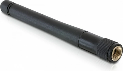 Antenë Wi‑Fi DeLOCK RP-SMA, 802.11ac/a/b/g/n, 2 dBi, omnidireksionale, e zezë
