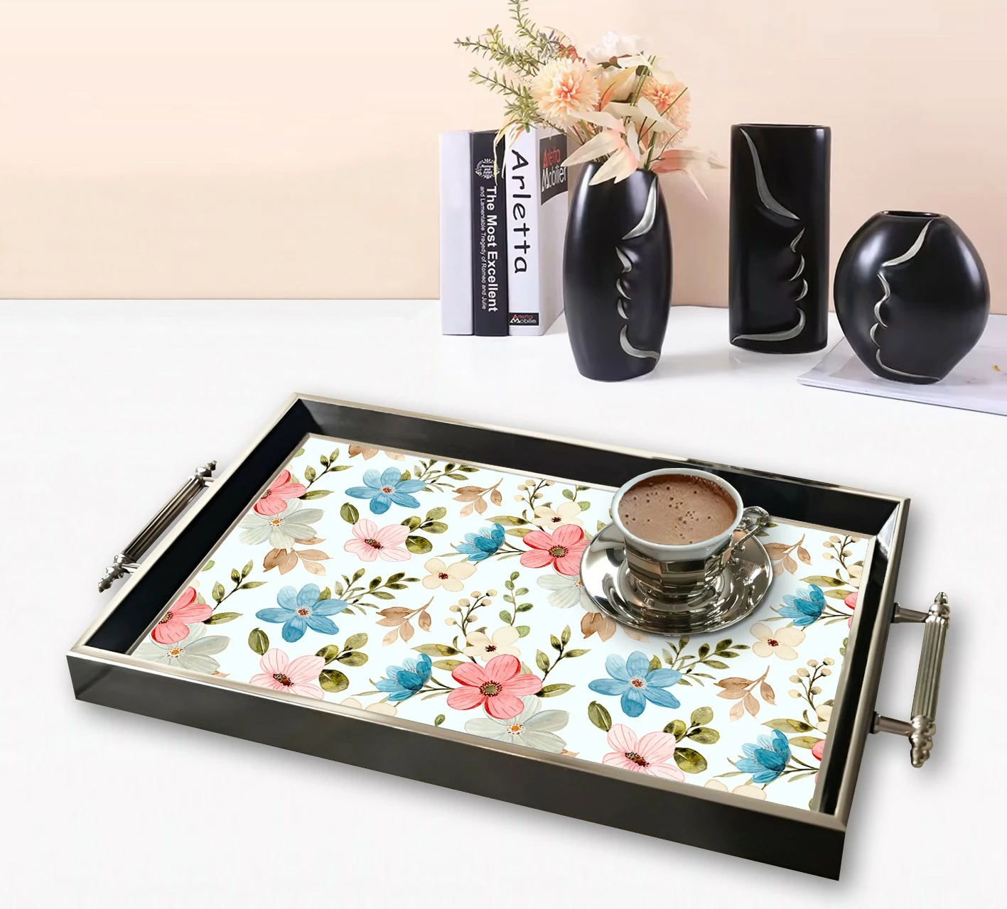 Tabaka xhami me lule shumëngjyrëshe, Aberto Design, TPG9790