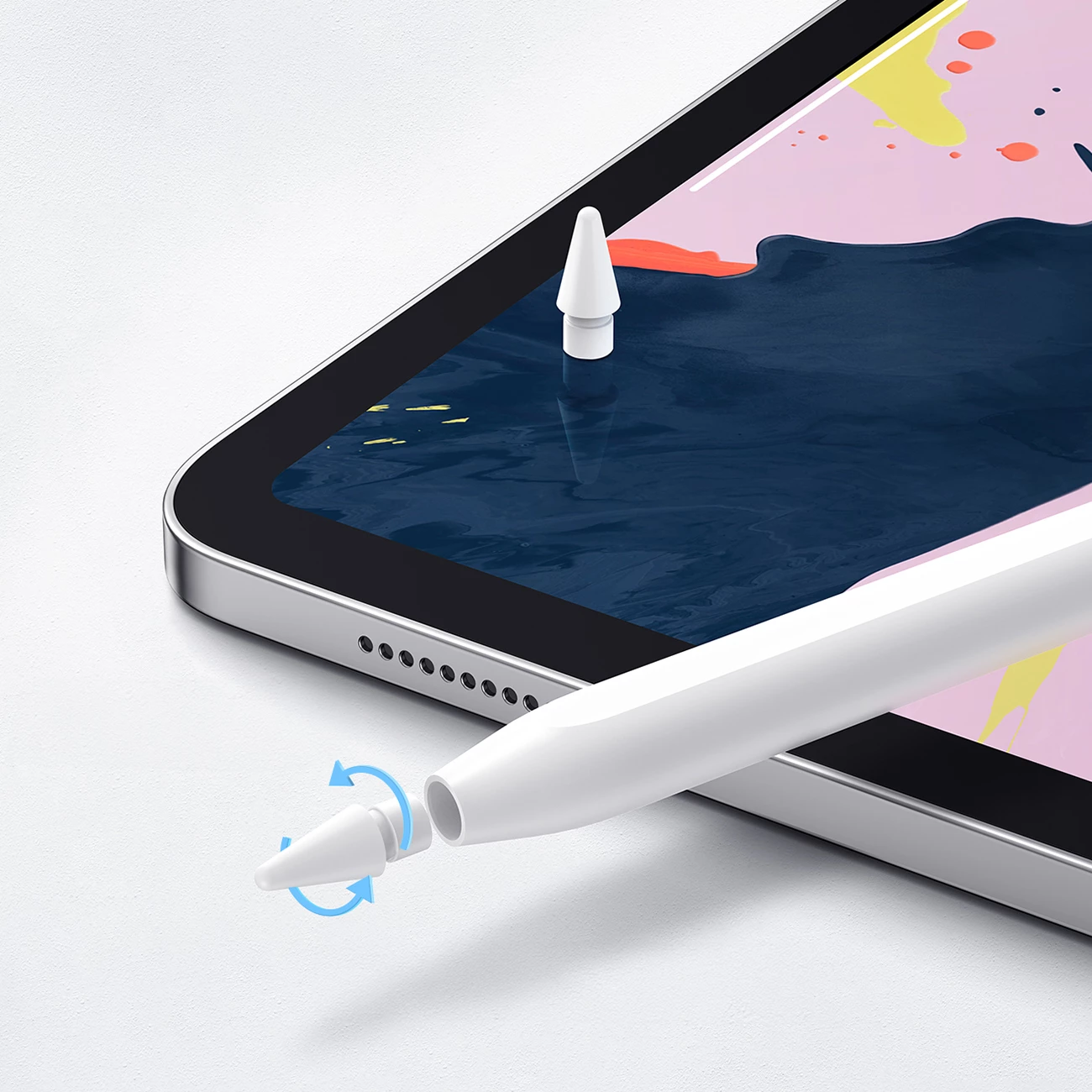 Stylus Joyroom JR-X15, për iPad, 130mAh, USB-C, Bardhë