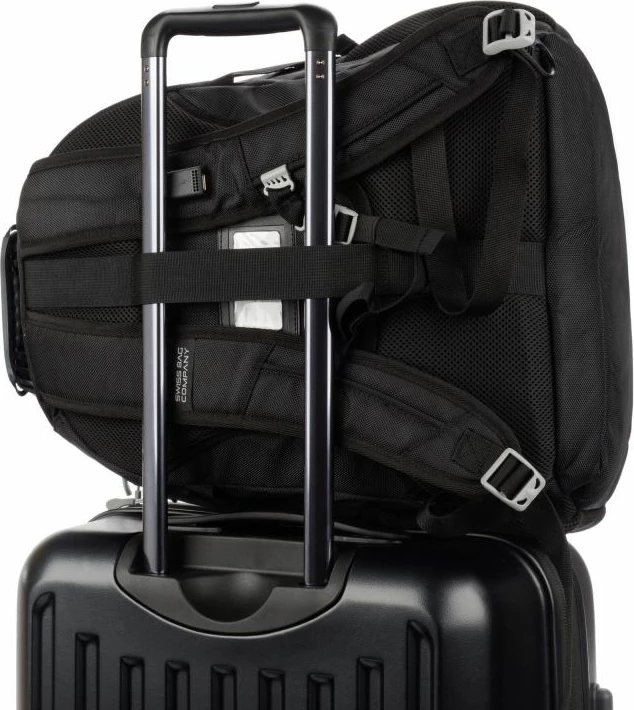 Çantë shpine Swissbags, unisex, e zezë