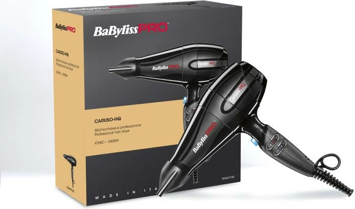 Tharëse flokësh BaByliss Pro Caruso HQ BAB6970IE, e zezë