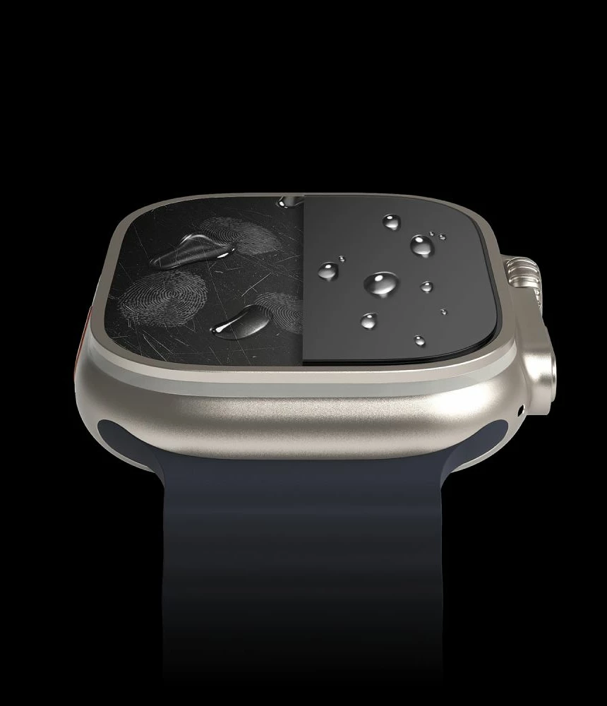 Xham i temperuar për Apple Watch Ultra 49mm, Ringke ID FC Glass, set 4 copë