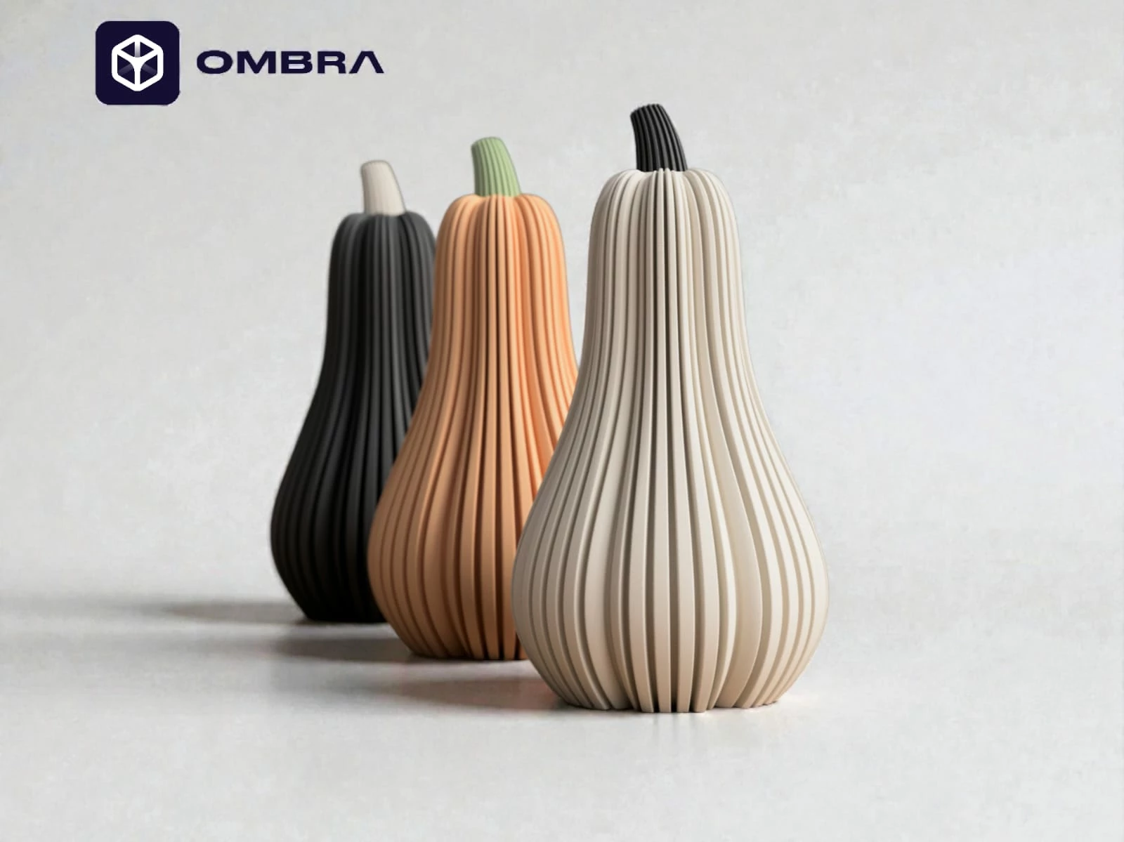 Kungull Dekor për Halloween në stilin "Pumpkin Tall" - e portokalltë