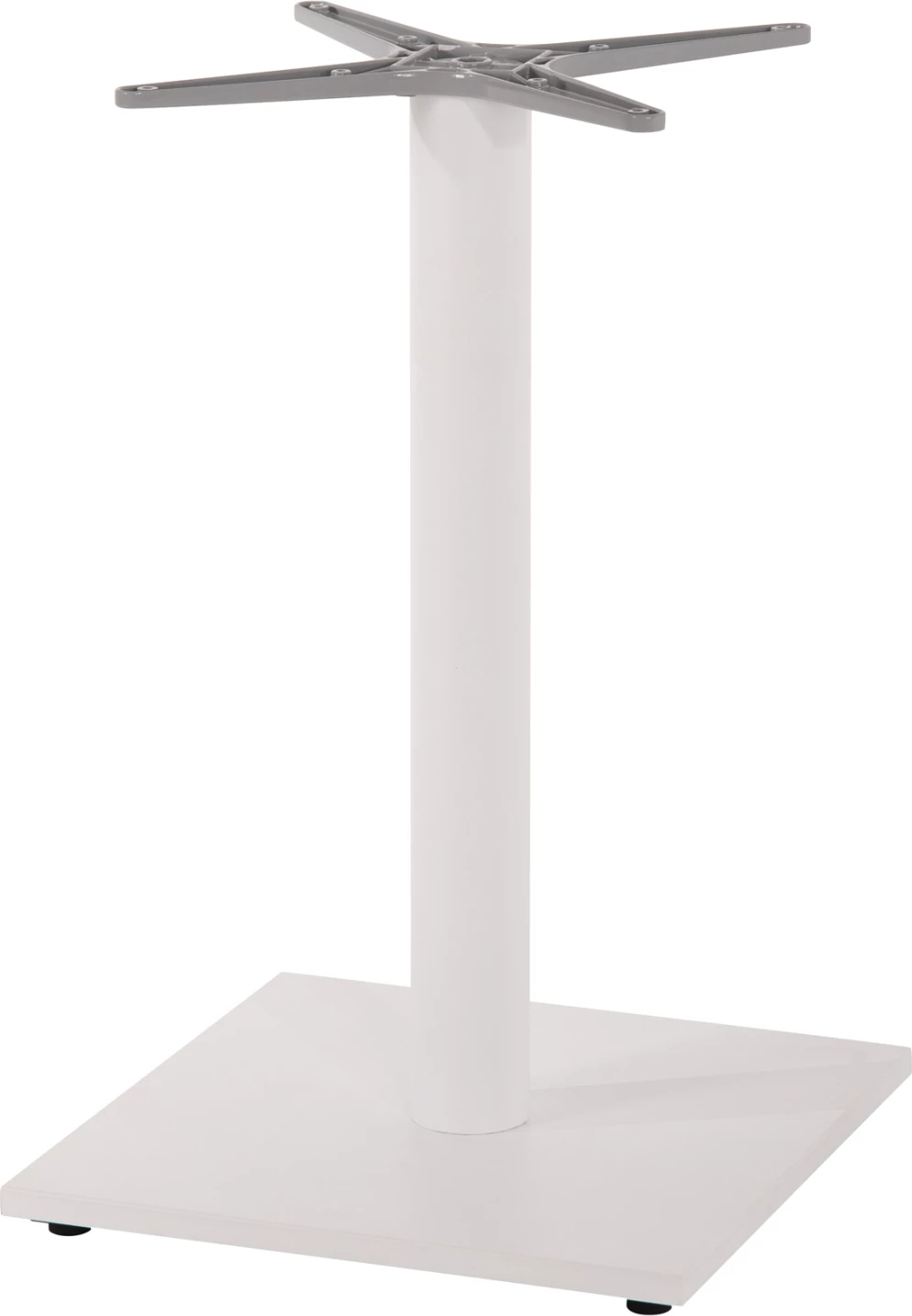 Bazë për tavolinë, ngjyrë e bardhë mat, FH475.02, 45x45x73H cm