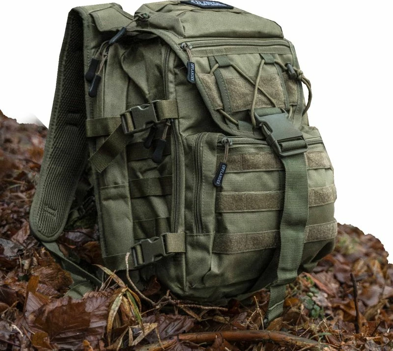 Çantë shpine për turizëm Offlander Survival Hiker 35L, e gjelbër