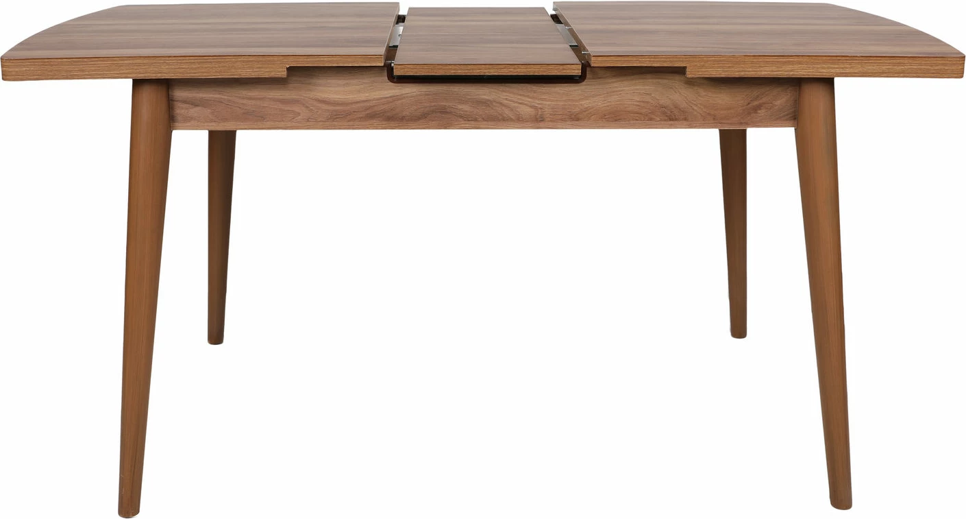 Tavolinë ngrënie me zgjatje, ngjyrë arrë, Inci 1141