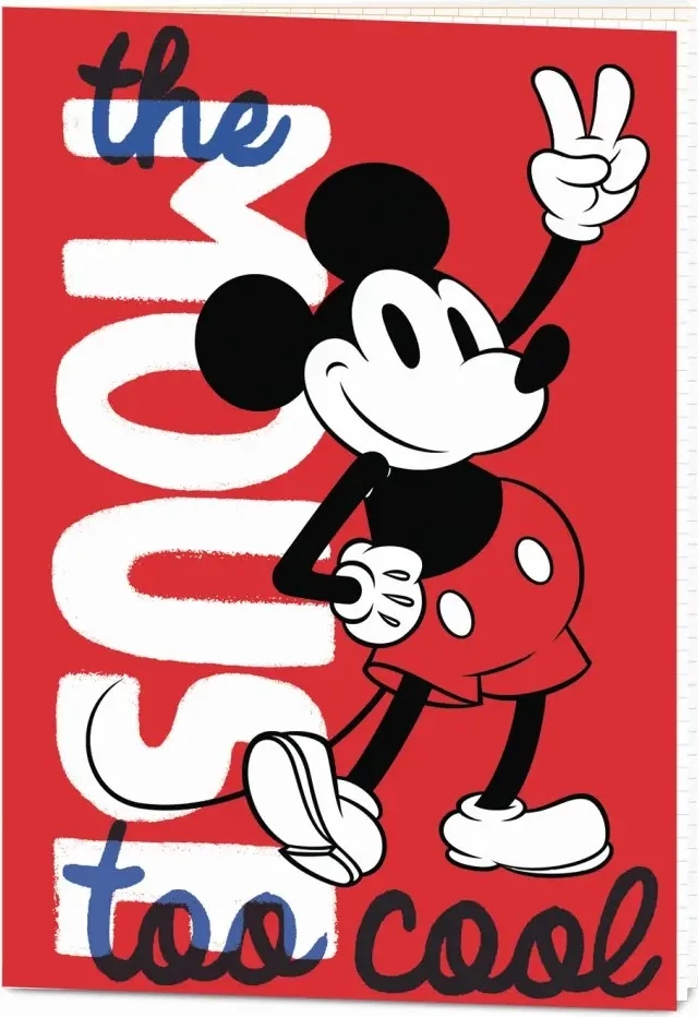 Fletore Pyramid International Mickey Mouse "Too Cool" A5, e kuqe