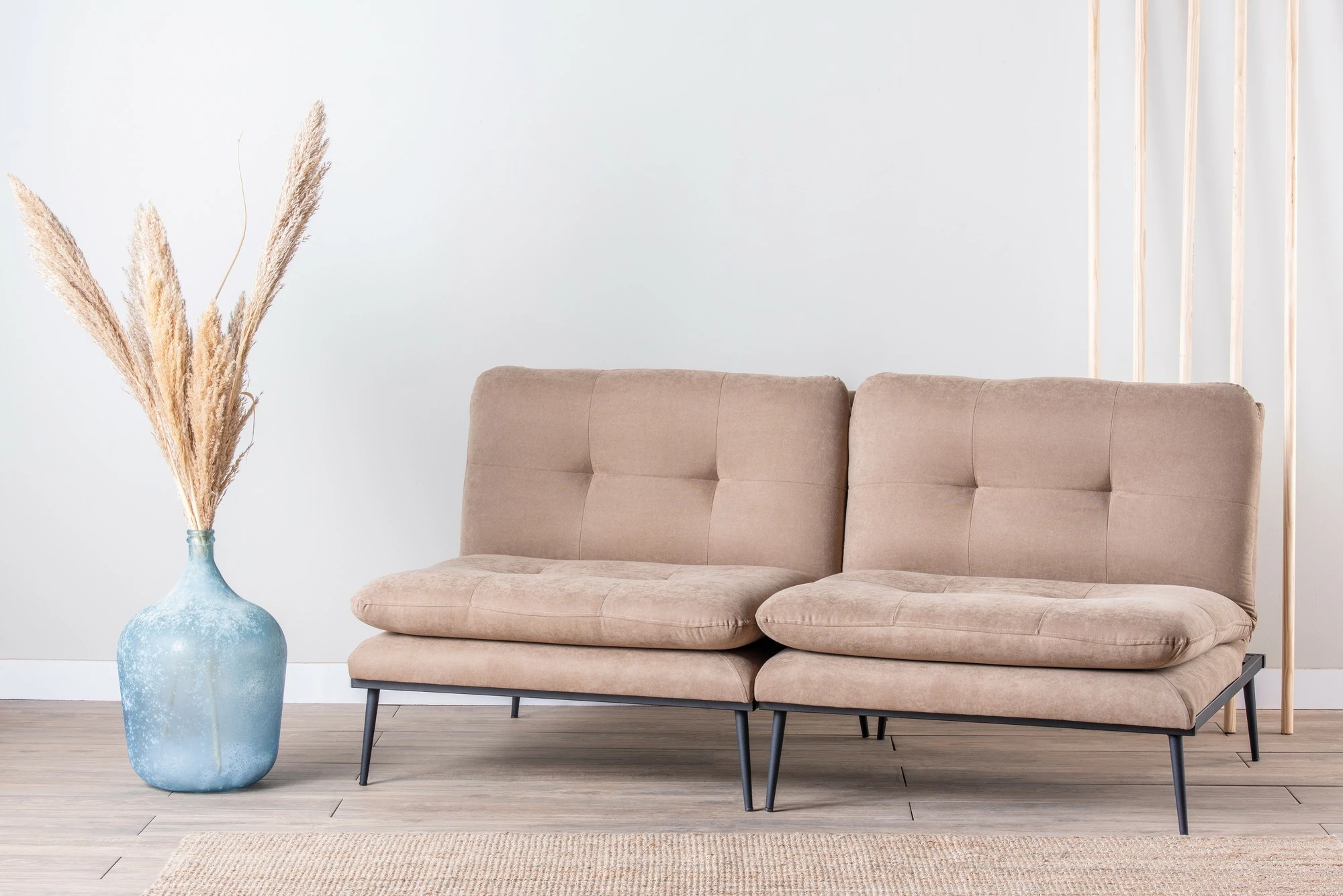 Sofabed 3-vendësh Atelier del Sofa, Martin, ngjyrë mink, GR121