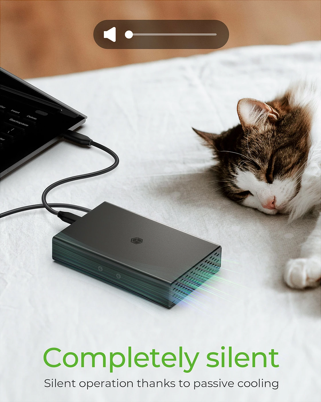 Kasë ekstern RAID ICY BOX IB-RD2253-C31 për 2x 2.5" HDD/SSD, USB-C 10Gbps, e zezë