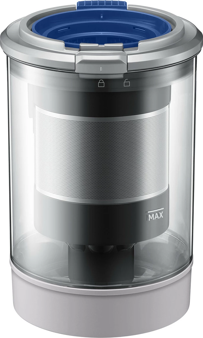 Fshesë me korrent 2-në-1 Samsung VS80F28ELP, pa qese, 0.5 L, bateri Li-Ion, Pebble Gray