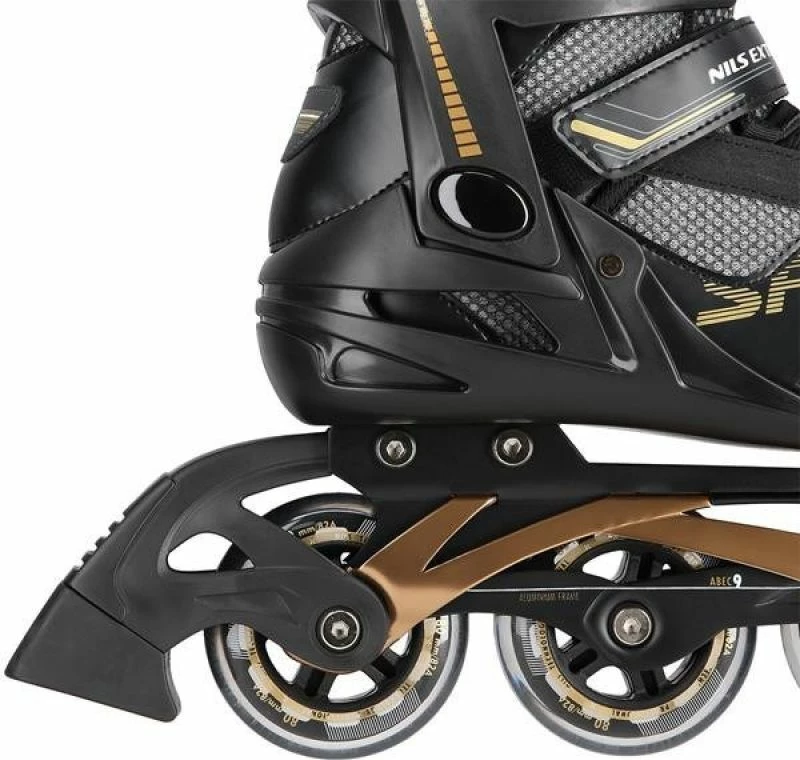 Rollera Nils Extreme unisex, të zeza dhe të arta