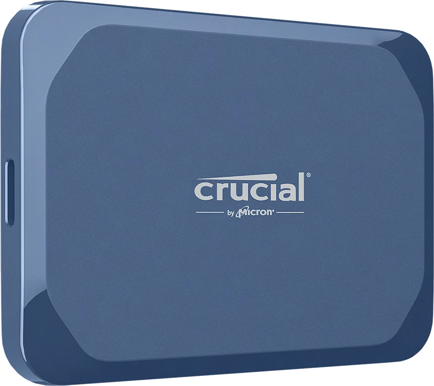 SSD portativ CRUCIAL X10 2TB USB 3.2 Gen2x2 2100MB/s, blu