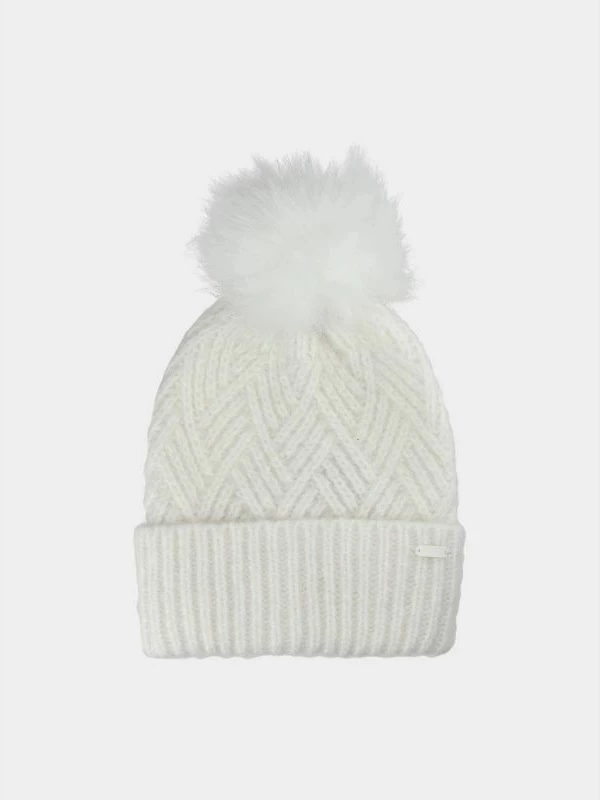 Kapelë dimri për fëmijë 4f, me pompon