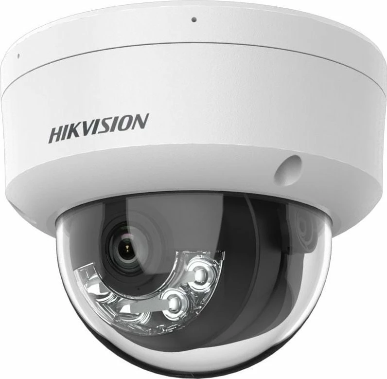 Kamerë IP Hikvision DS-2CD2123G2-LIS2U 2MP 2.8mm Dome, e bardhë