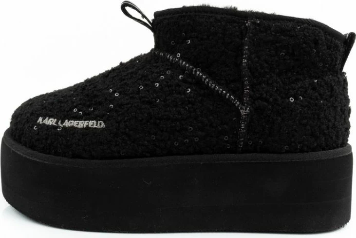 Çizme për femra Karl Lagerfeld, të zeza
