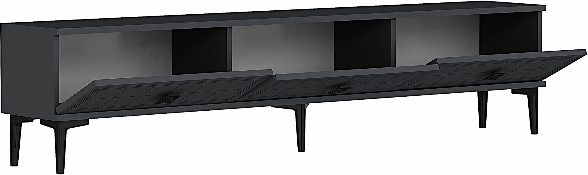 Komodë TV Skye Decor, ngjyrë antracit, 180 cm