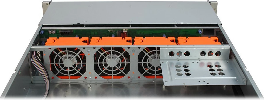 Kasë serveri Inter-Tech IPC 2U-2412, Rack 2U, Hot-swap, 14x 2.5" + 1x 3.5", ATX/EATX, e zezë/argjendtë