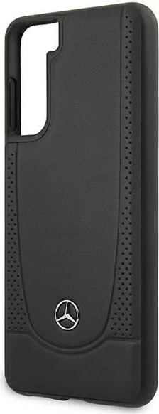 Mbështjellës Mercedes MEHCS21MARMBK Urban Line për Samsung Galaxy S21+, lëkurë, zi