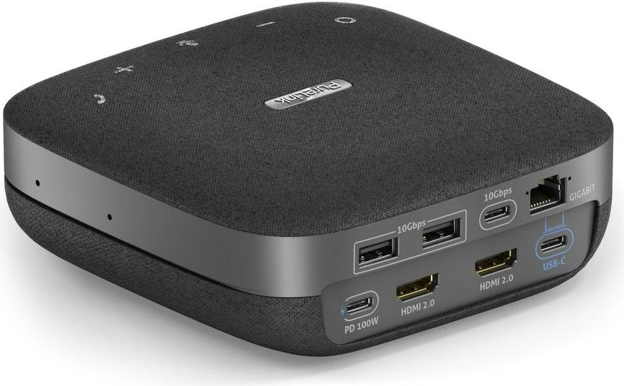 Altoparlant Logitech VL-SD200, me mikrofon të integruar, lidhje USB-C, HDMI, Ethernet, i zi