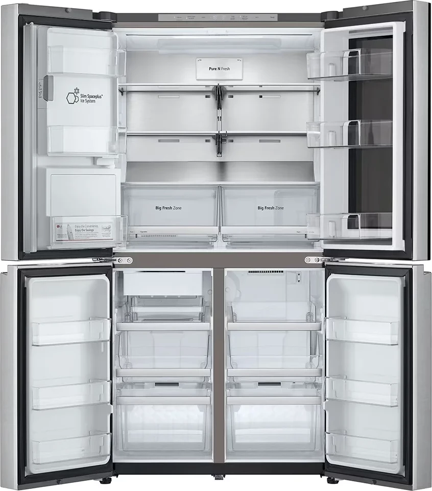 Frigorifer french door LG GMG960MBEE 638 L 179 x 91.4 cm InstaView Craft Ice ThinQ argjendtë