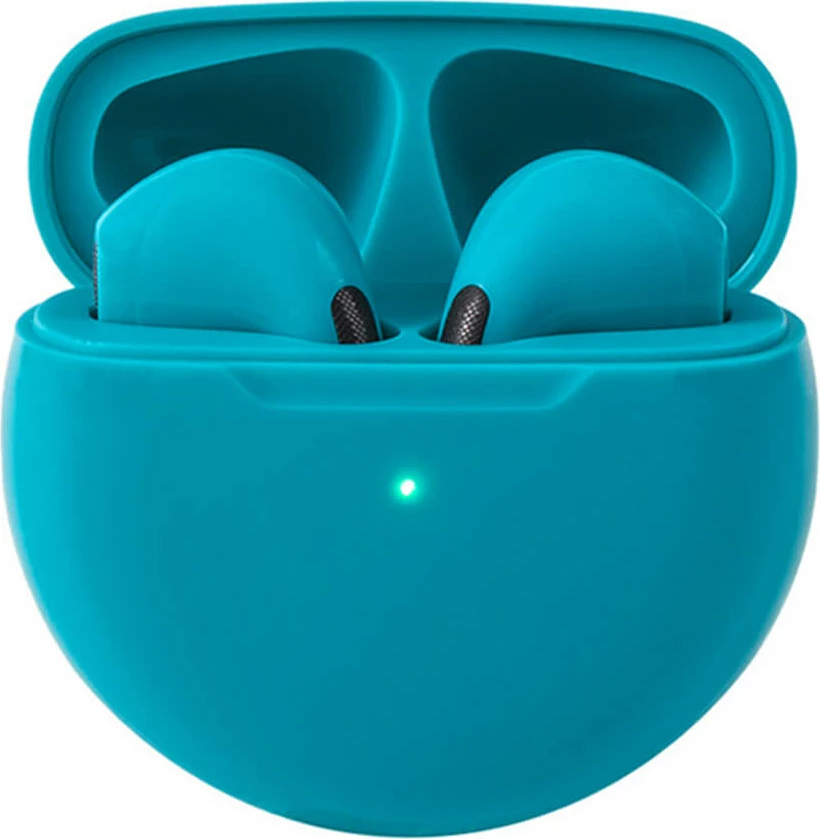 Kufje Moye Aurras 2 True Wireless, Bluetooth 5.1, 250 mAh, Cerulean, set me kasë karikimi + kabllo USB-C