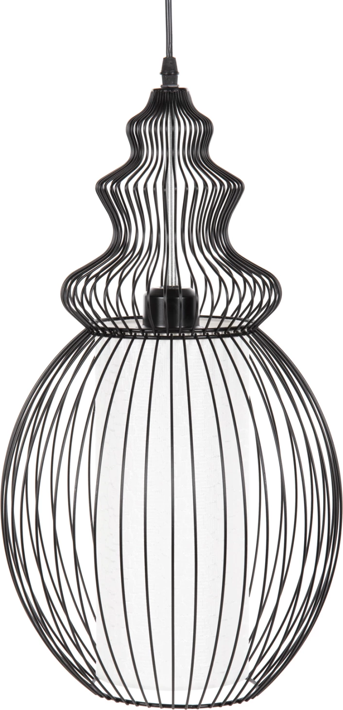 Llambë varëse tavani FH4184 metalike e zezë 26x26x125Hcm