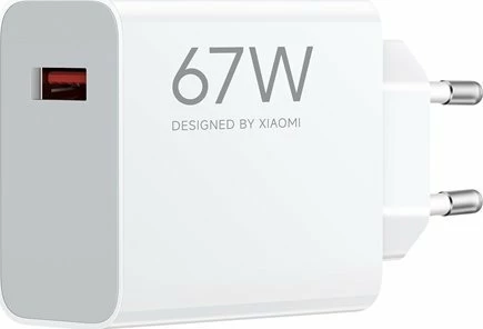 Karikues Xiaomi HyperCharge 67W USB-A 3.25A (BHR07SKEU), i bardhë, set 1 copë
