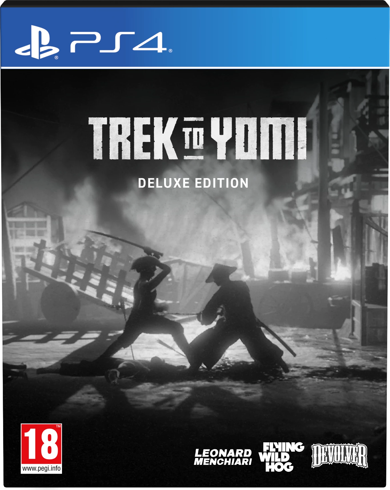 Video lojë Devolver Digital Trek to Yomi Deluxe Edition, PS4, me libër 104 faqe & CD soundtrack, set koleksionisti