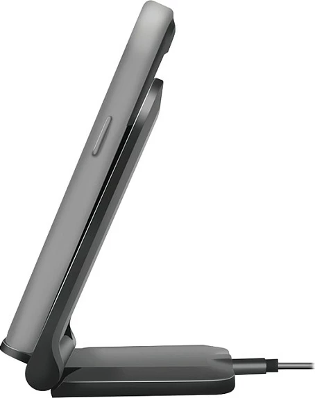 Mbajtëse karikimi wireless LogiLink Wireless Quick Charging Stand, 15 W, twin coil, e zezë