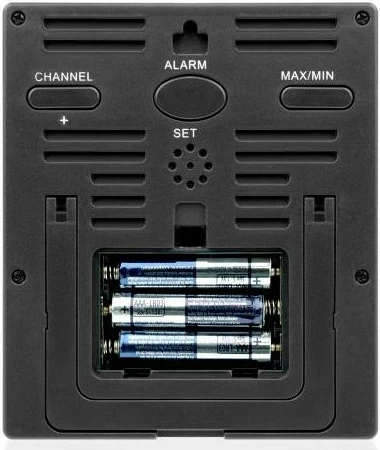 Termometër higrometër Bresser Temeo Hygro Quadro, i zi