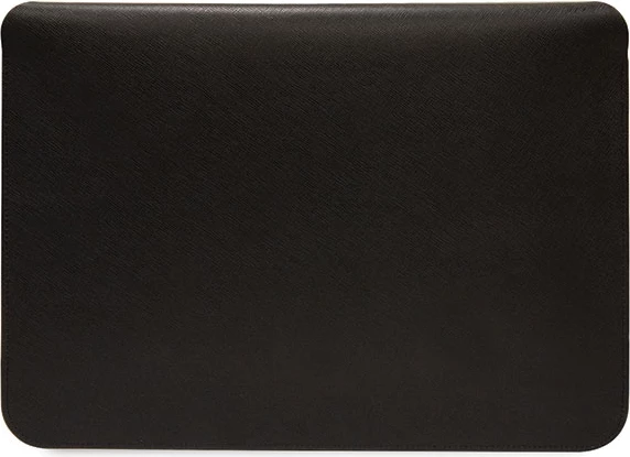 Mbështjellës Karl Lagerfeld Saffiano Karl&Choupette për laptop 14", eko lëkurë, e zezë