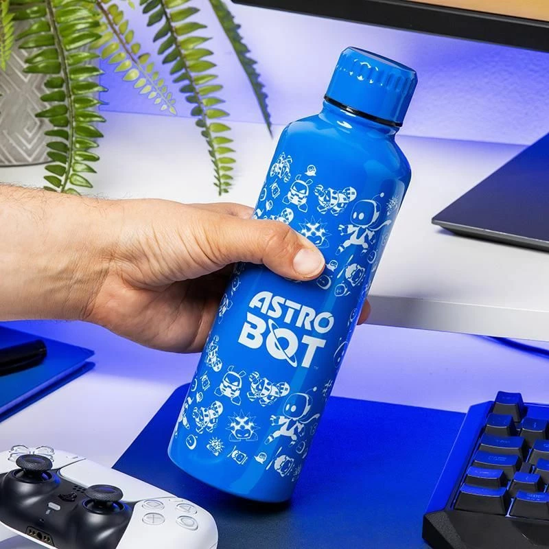 Shishe uji metalike Paladone Astro Bot 500 ml, e kaltër