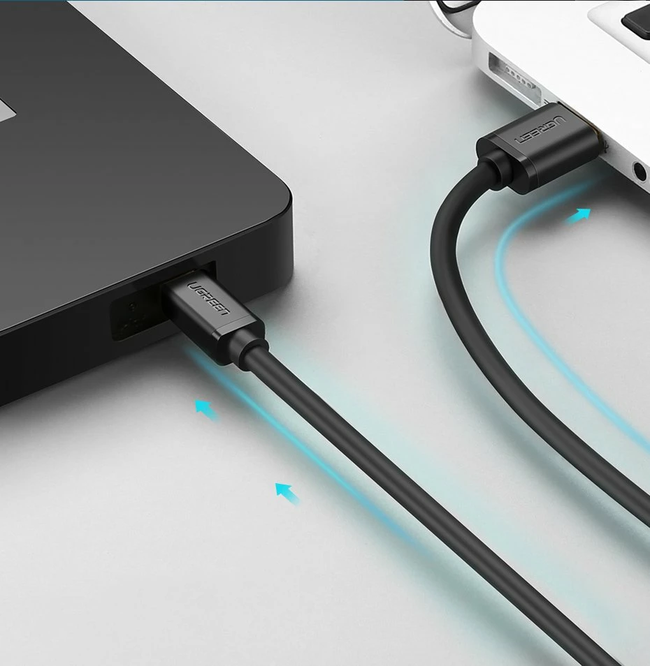 Kabllo USB në mini USB Ugreen US132 30472, 2 m, e zezë