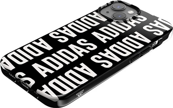 Mbështjellës Adidas OR Snap Case Logo për iPhone 14, 6.1", i zi