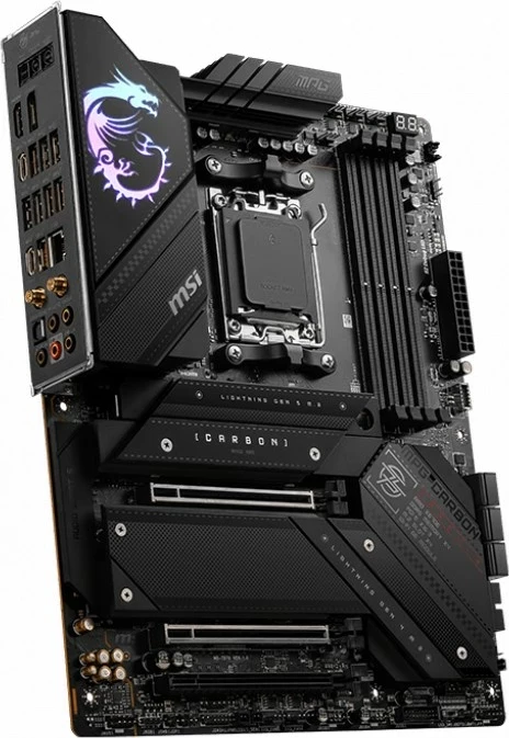Pllakë amë MSI MPG X670E CARBON WIFI, Socket AM5, ATX, e zezë