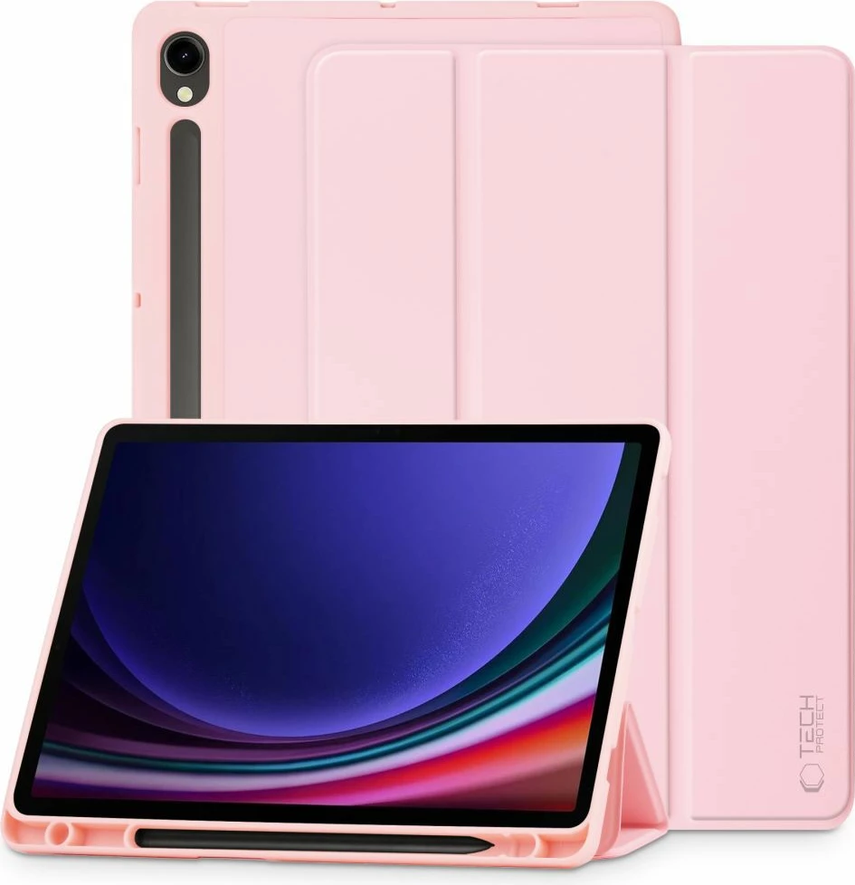 Mbështjellës Tech-Protect SC Pen për Samsung Galaxy Tab S9 FE 10.9" X510/X516B, Rozë