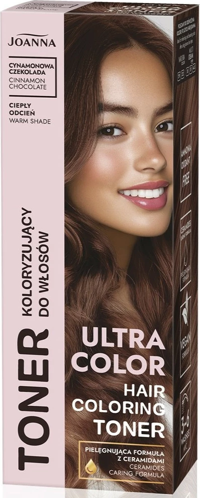 Toner për flokë Joanna Ultra Color për femra Cinnamon Chocolate 100g