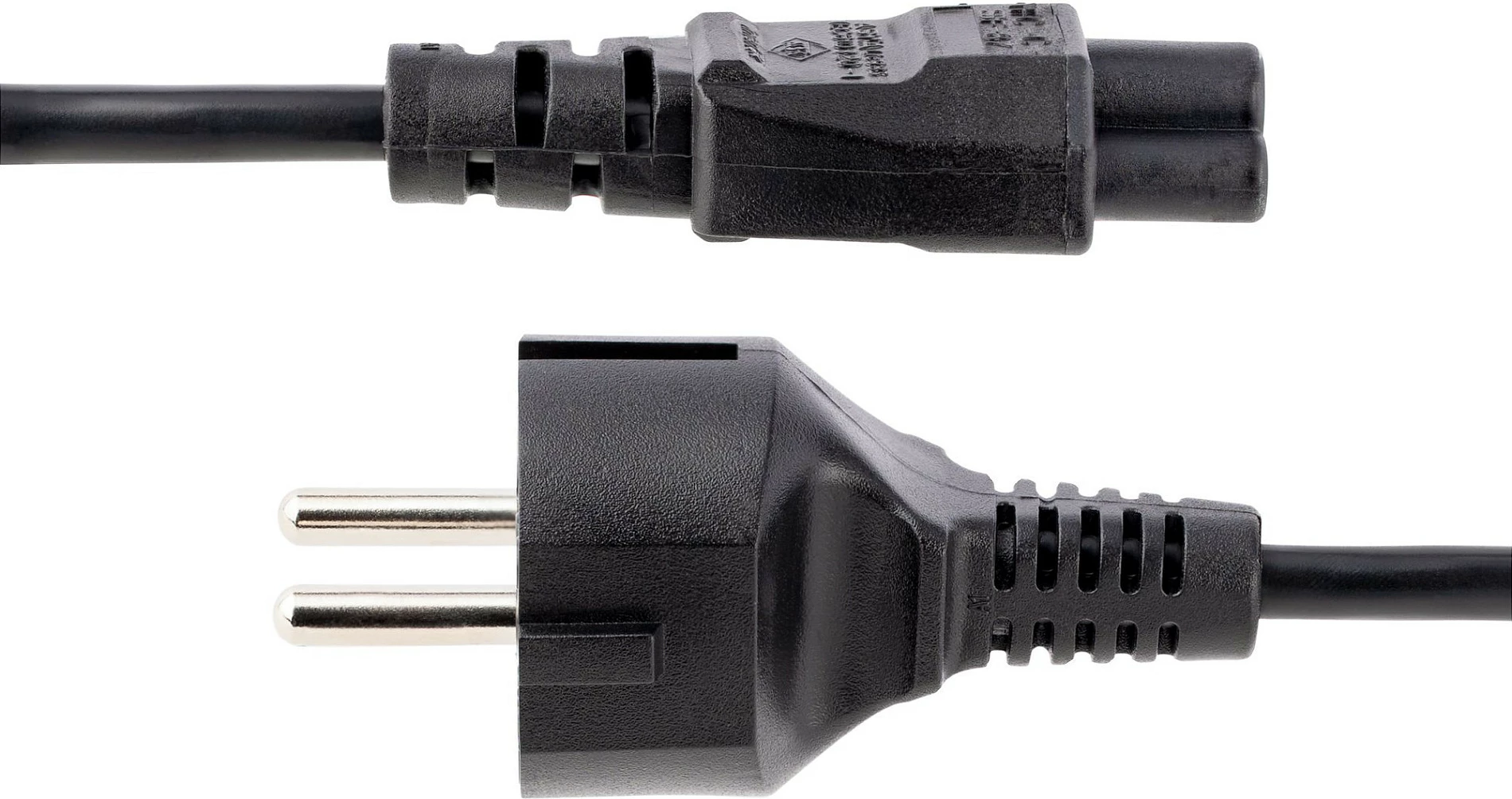 Kabllo rryme për laptop StarTech 753E-3M-POWER-LEAD, 3m, Schuko në C5, 2.5A 250V, e zezë