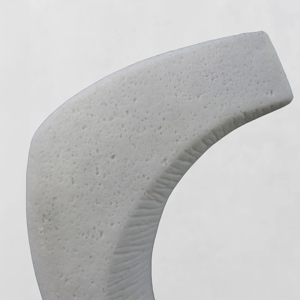 Dekor PULSE III, rrëshirë, i bardhë, 18.5x8.5x30cm