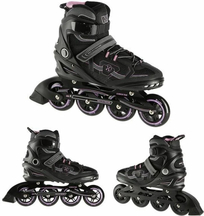 Rollera Nils Extreme unisex, të zeza e të purpurta