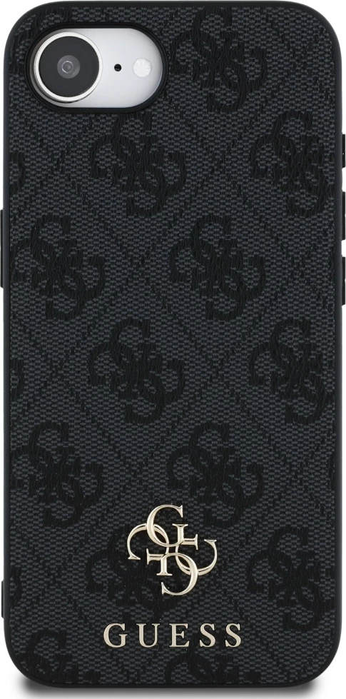 Mbështjellës Guess 4G Small 4G and Classic MagSafe për iPhone 16e, i zi