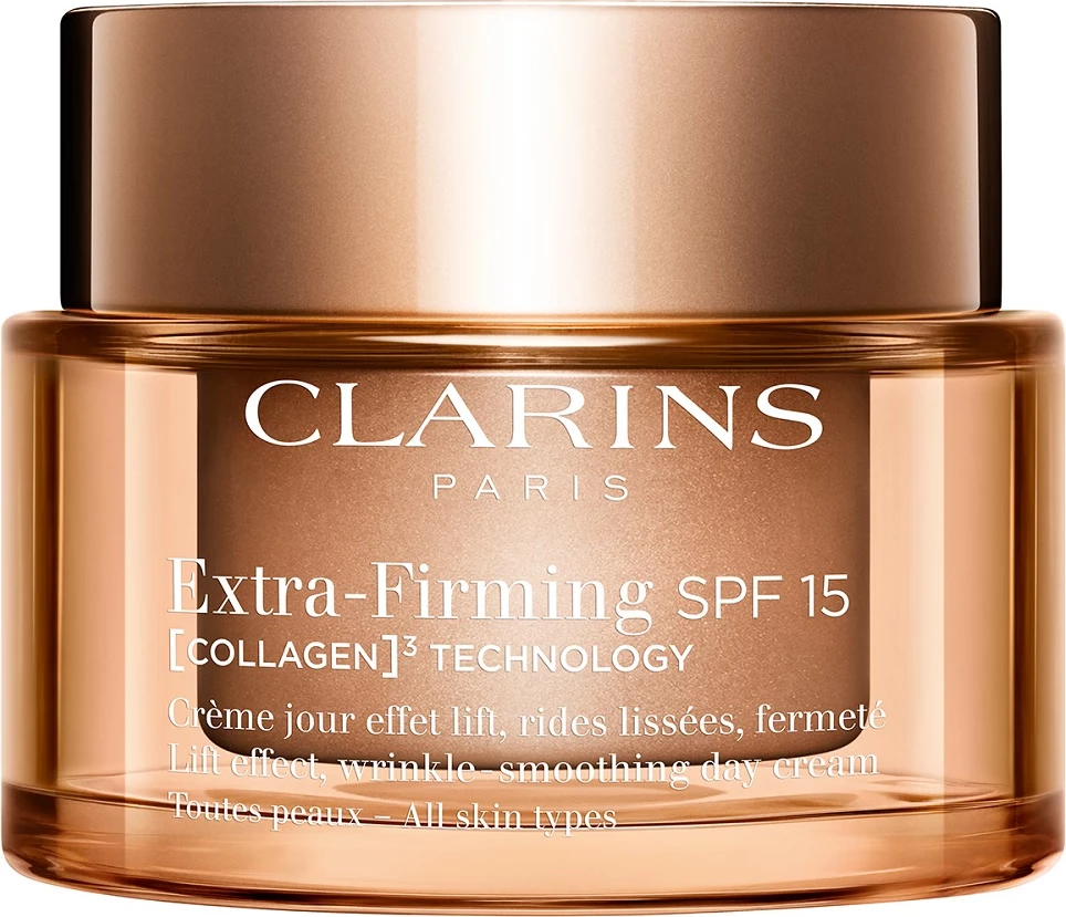 Krem dite për fytyrë Clarins Extra-Firming Day Uplifting Cream SPF15 për femra, 50ml